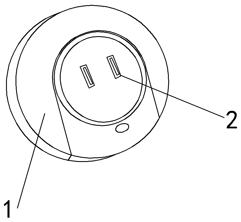 Small night lamp with USB interfaces