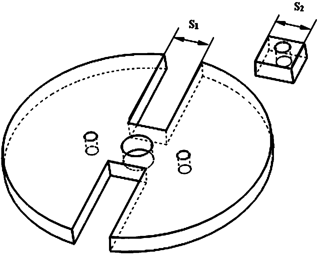 Clamp for difficult-to-machine material turning surface observing and turning experimental method