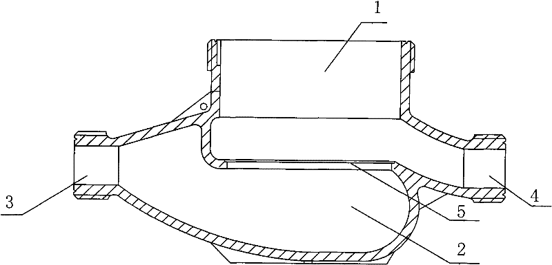 Aluminum alloy water meter case die-casting and molding technology