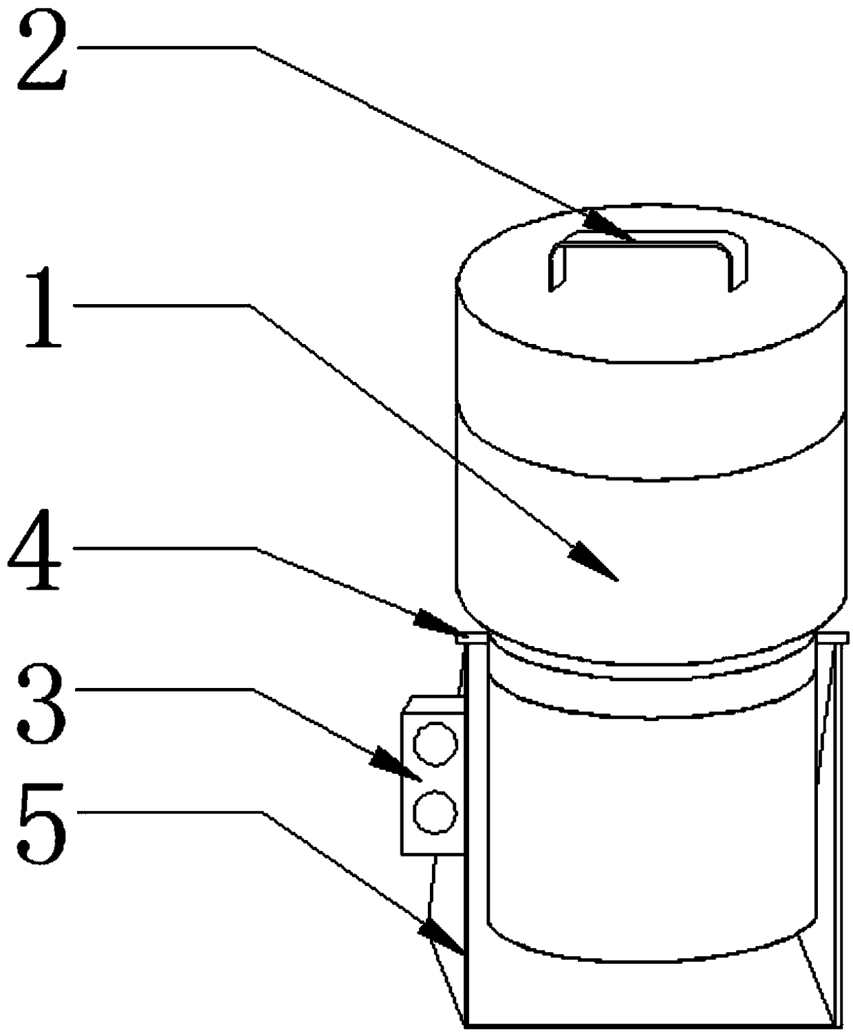 Novel automatic smashing traditional Chinese medicine grinder