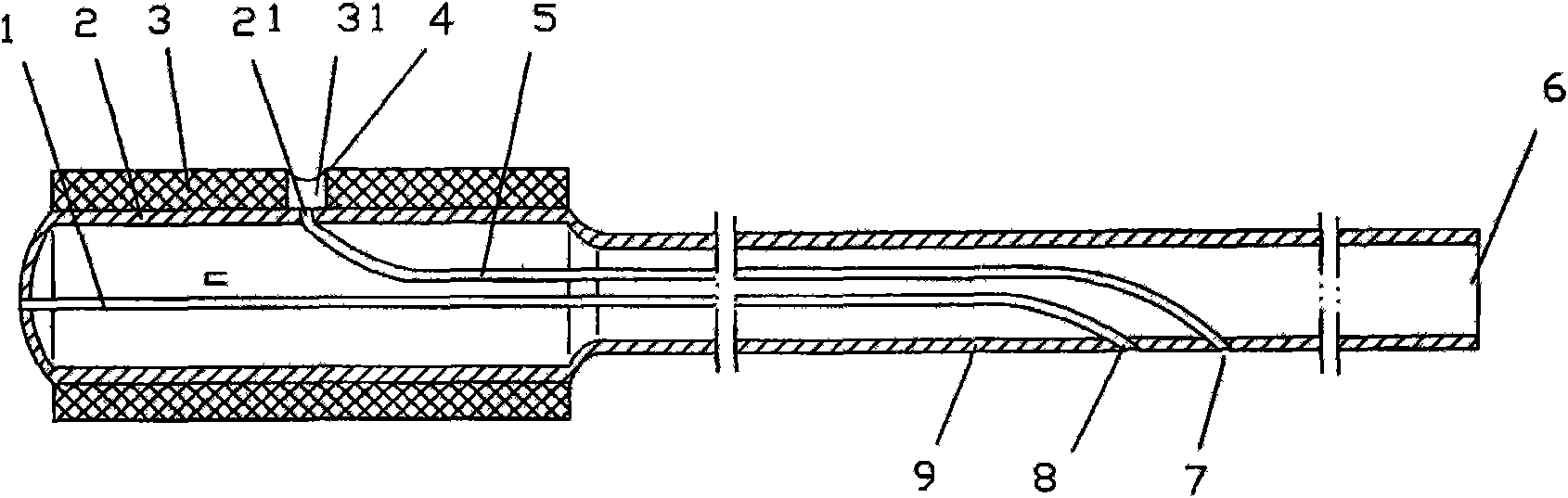 Balloon expandable stent with side-hole channel