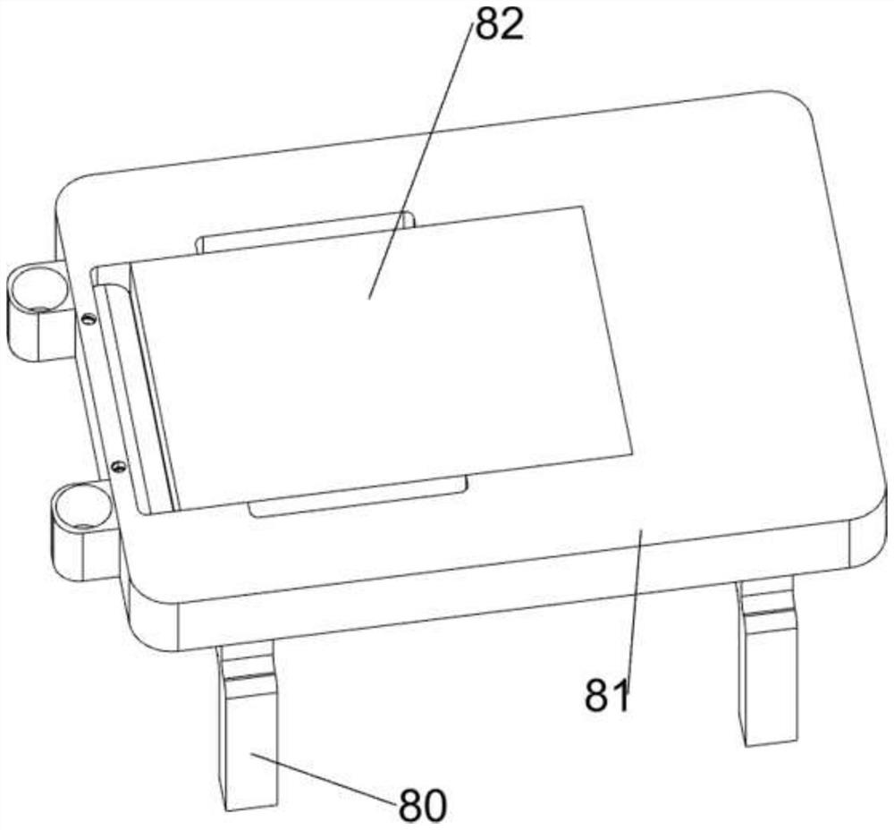 Lithium battery outer package information printing device for electronic products