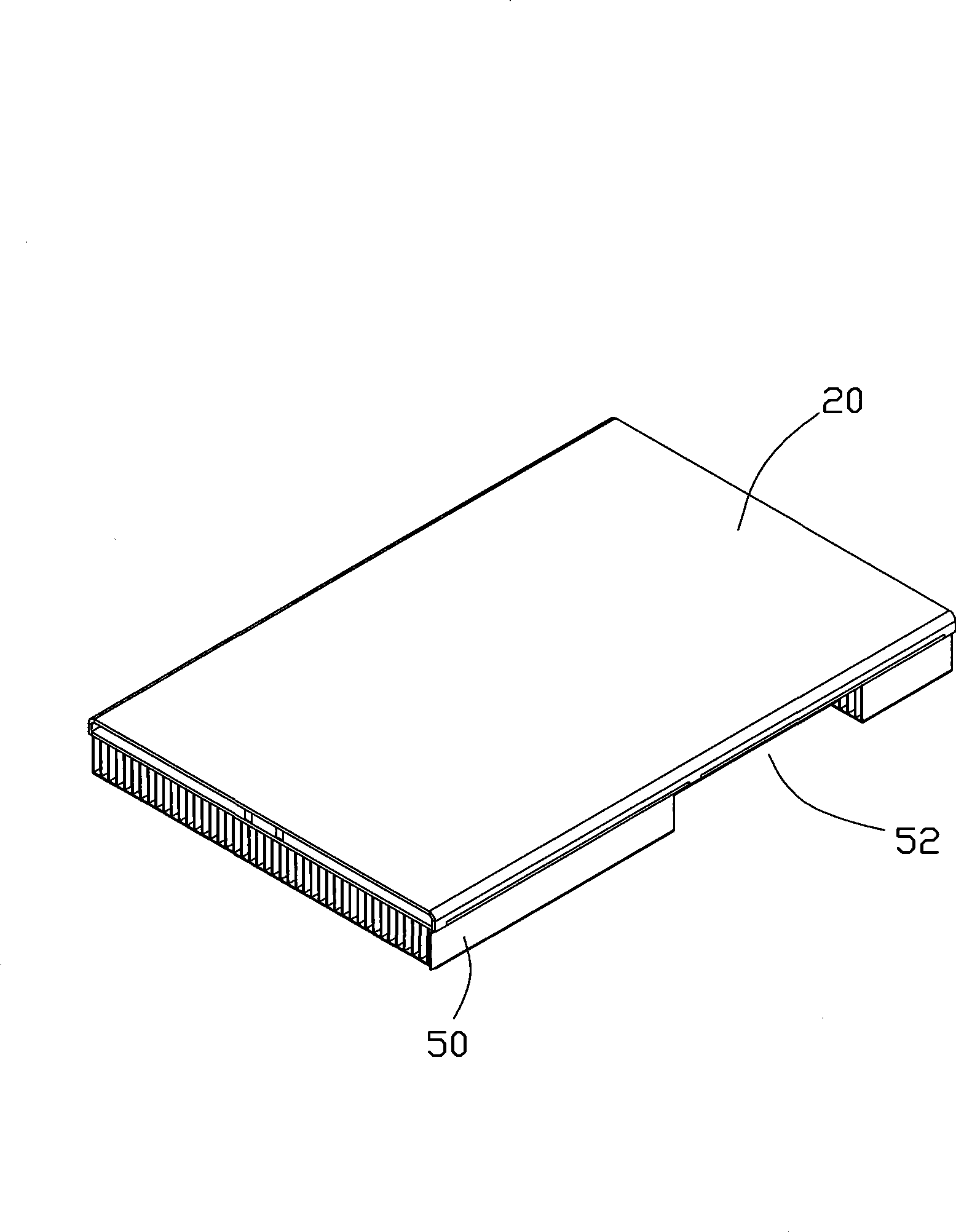 Radiating device