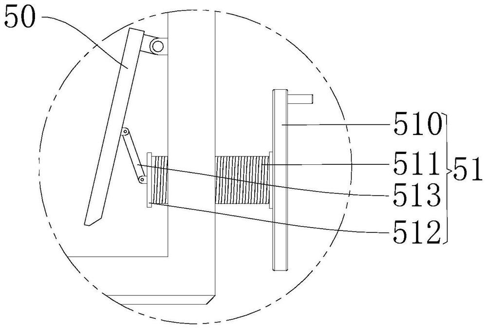 Large-tonnage guy cable hanging basket sliding rail mounting and connecting mechanism and method