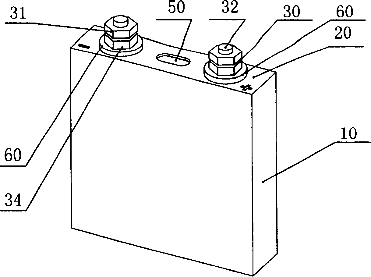 Battery cover plate with new type structure and secondary battery thereof
