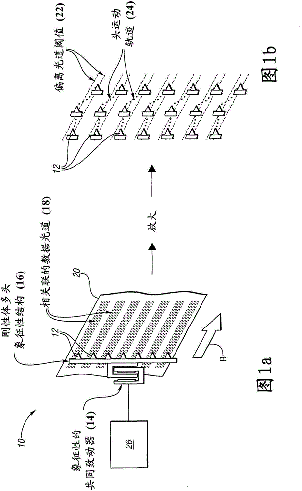 System and method for off-track write prevention and data recovery in multiple head optical tape drives
