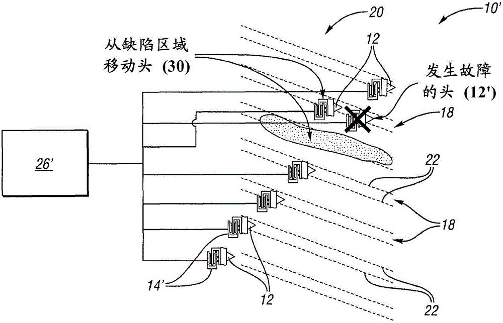 System and method for off-track write prevention and data recovery in multiple head optical tape drives