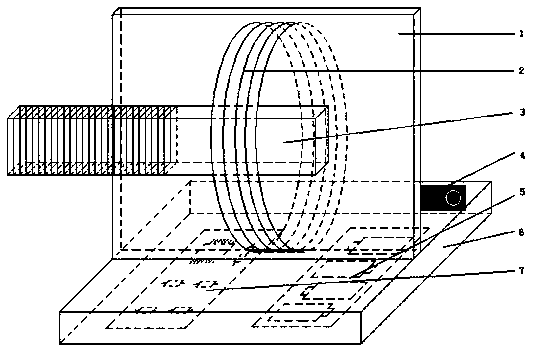 Lenz's law demonstration experimental device