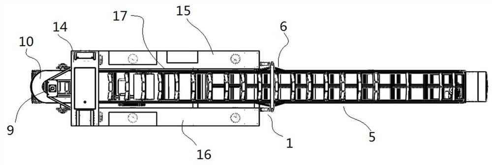 Horizontal warehouse bulk grain warehousing and distributing method