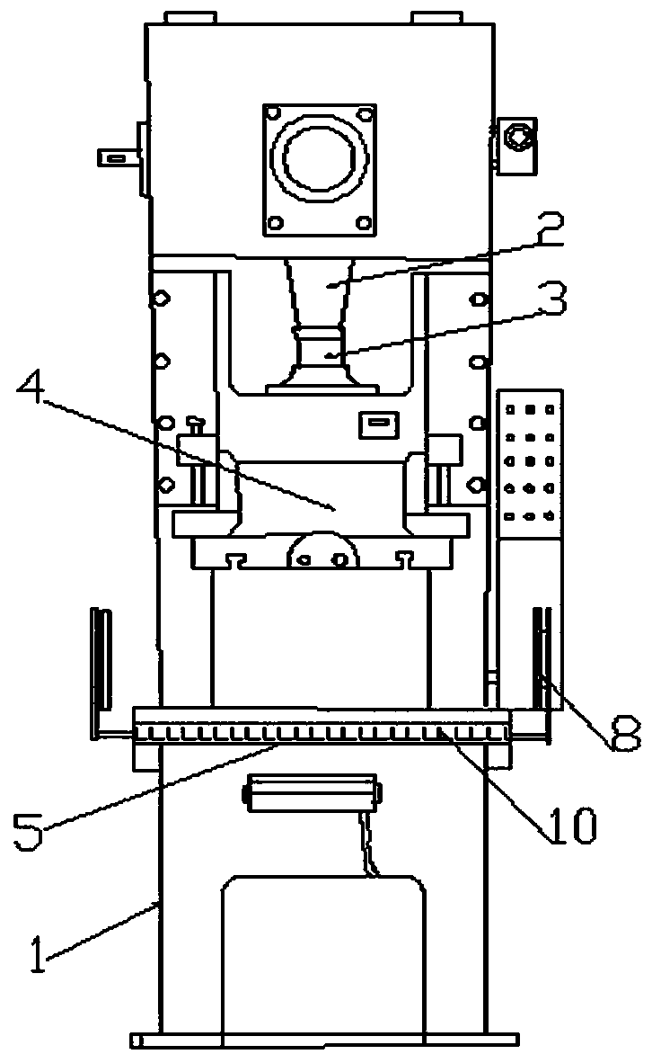 High-precision crank press for realizing flexible processing