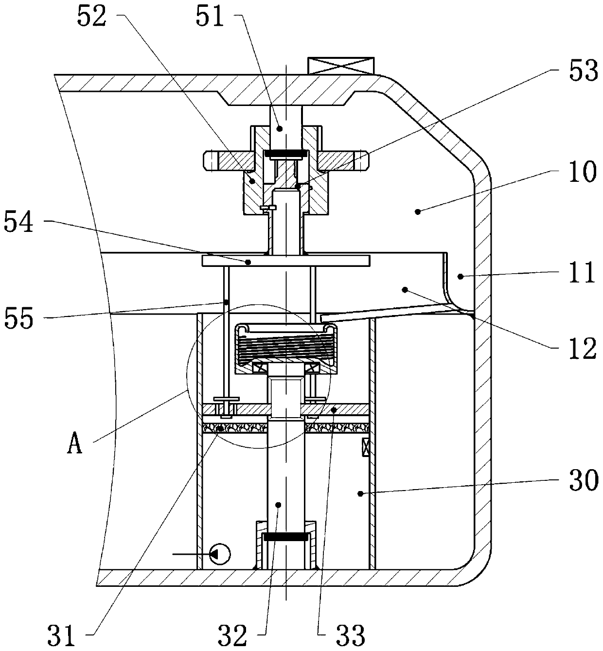 Maintenance device for gearbox of wind turbine generator system