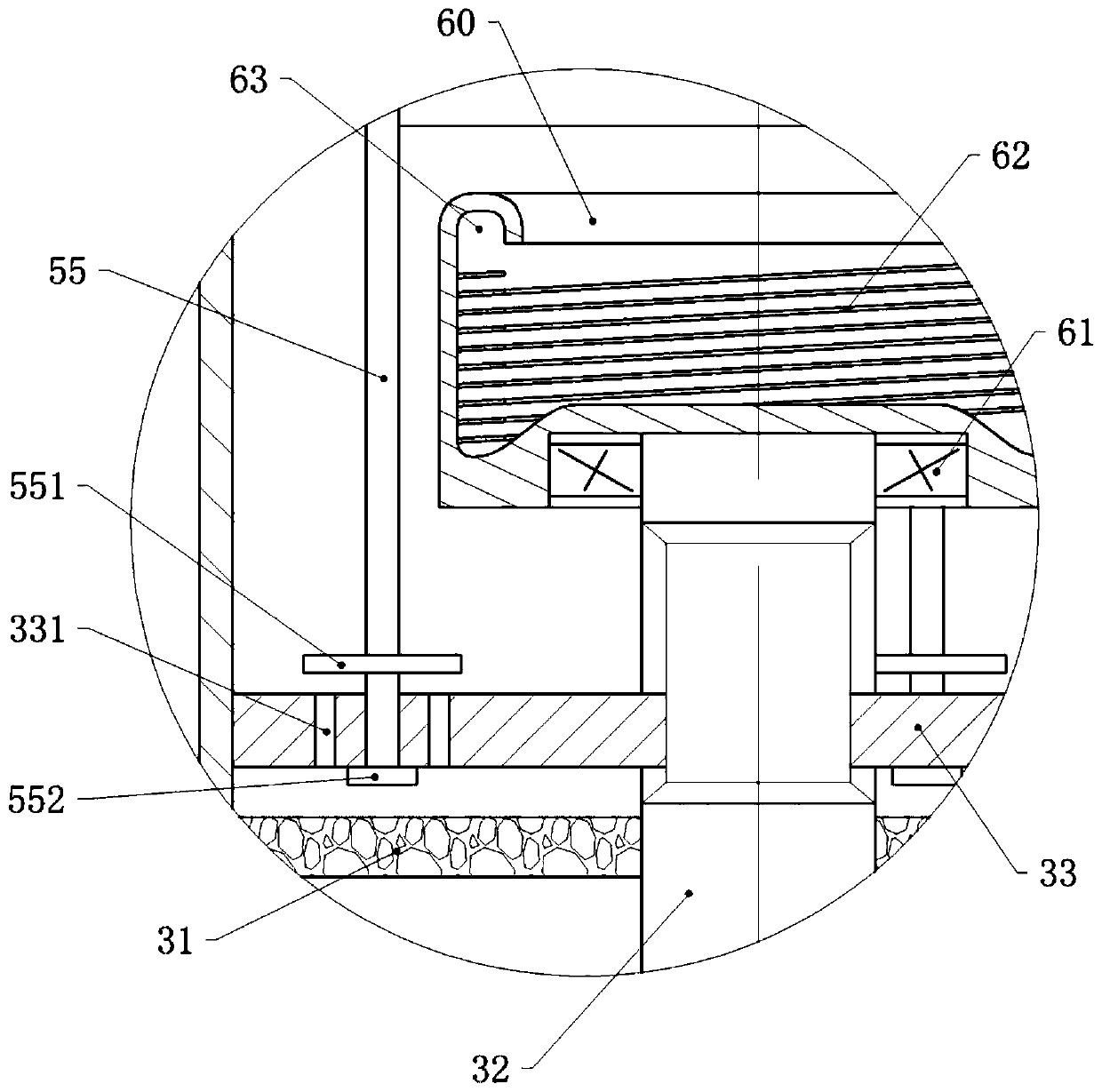 Maintenance device for gearbox of wind turbine generator system