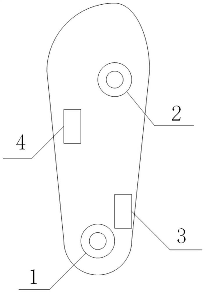 A method and device for tactile reproduction of foot terrain based on sound-touch conversion