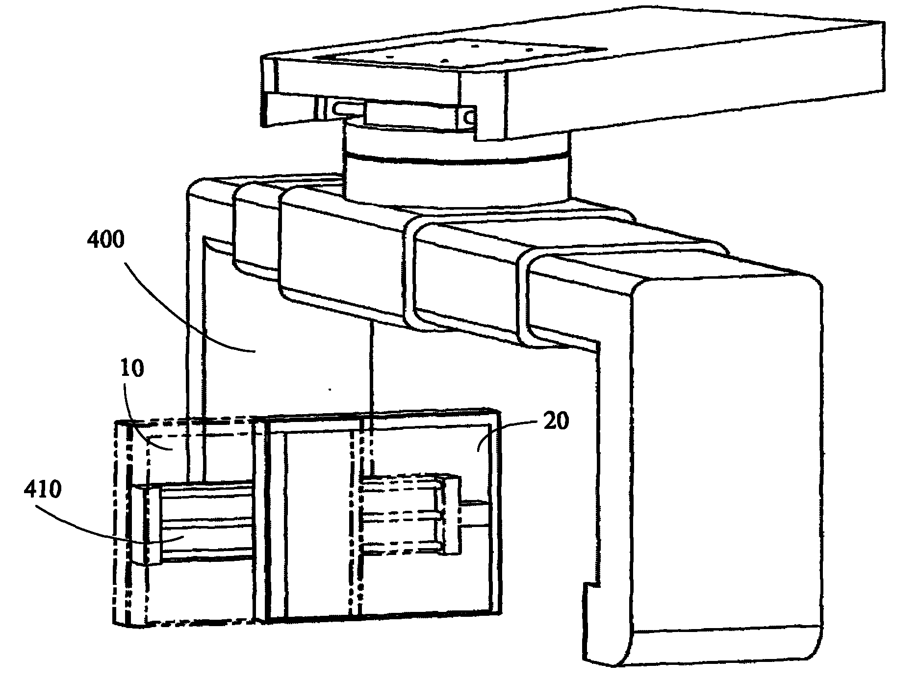Adjusting device of X-ray imaging equipment