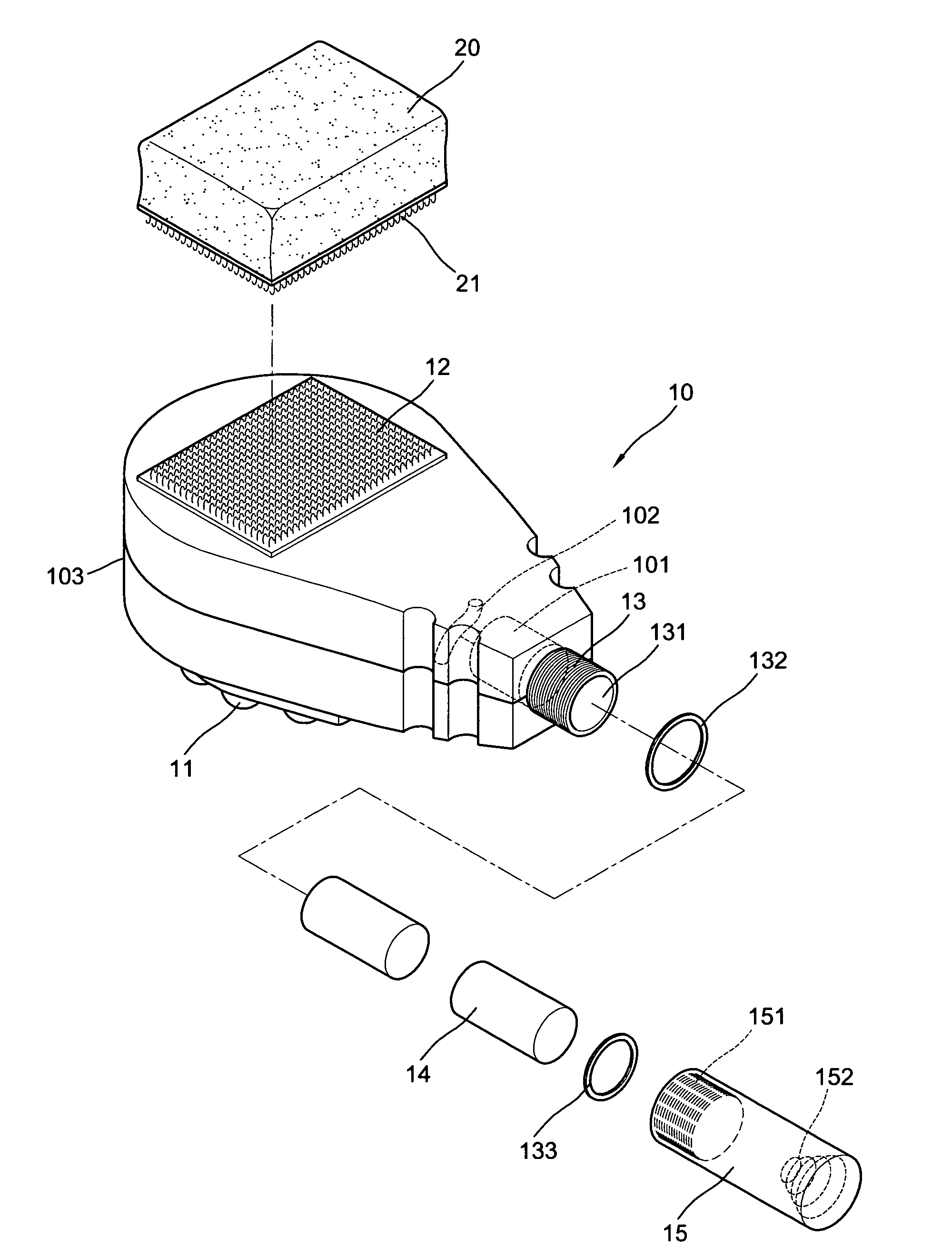 Dual-functional massage bar used in bath