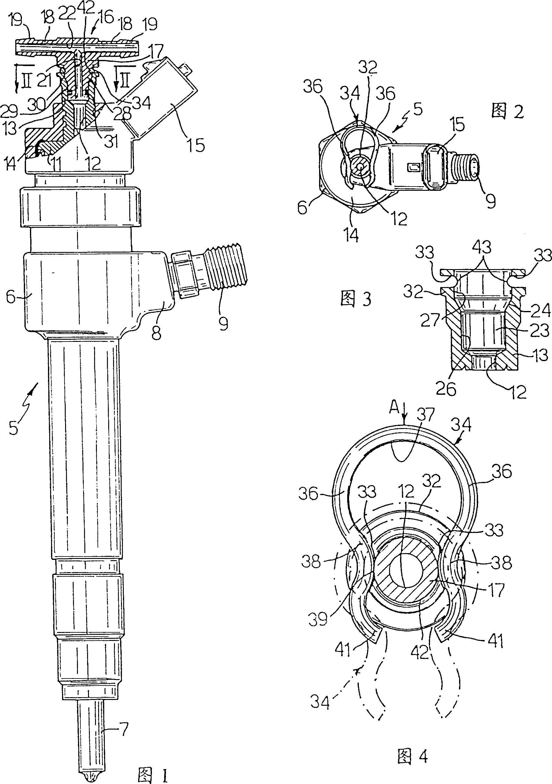 Fast fit connecting device for connecting backflow connector to internal combustion engine fuel injector