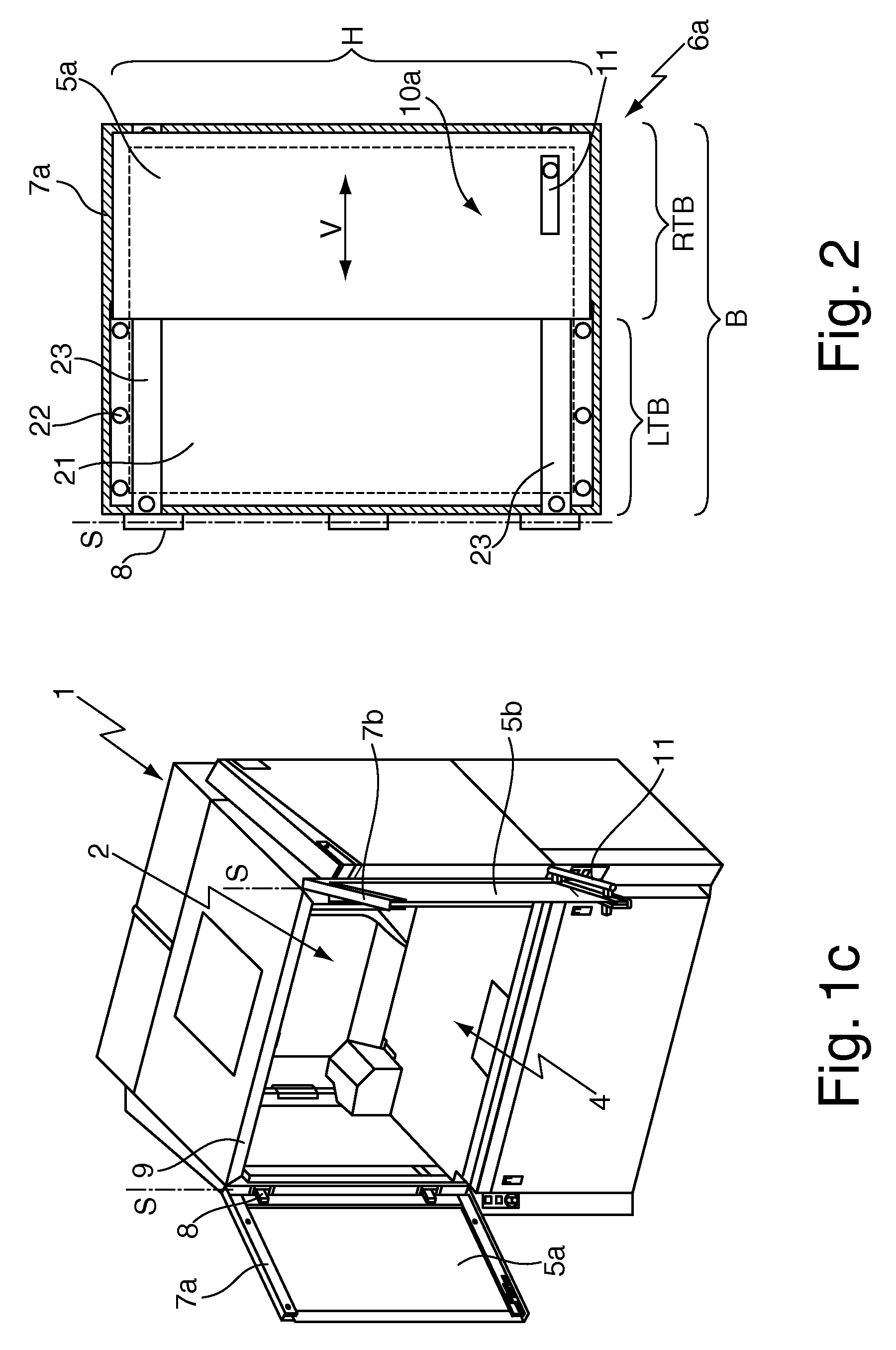 Door configuration with a pivoting door and sliding door function which can be actuated by a single actuating element