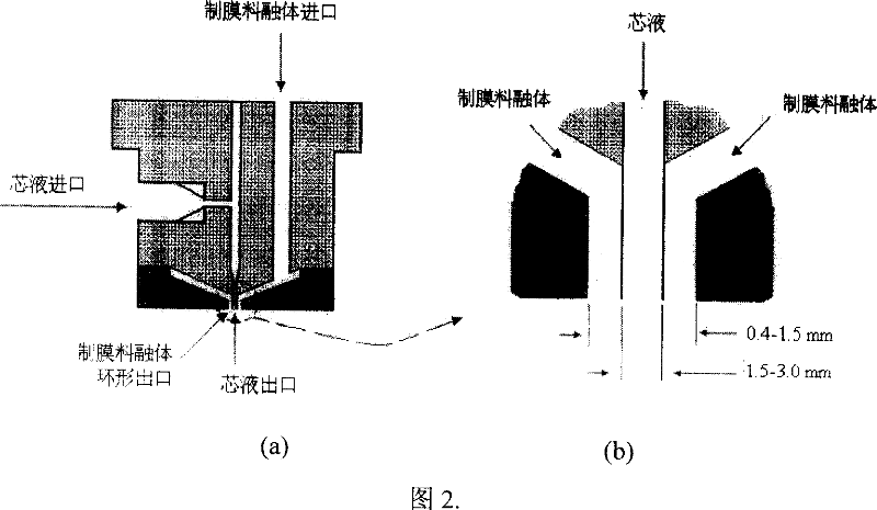 Hydrophilicity polyethylene hollow fiber micro-hole film and the preparation method