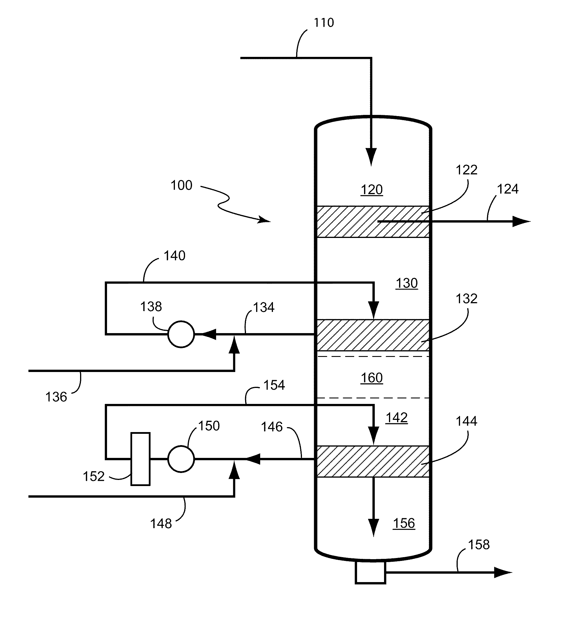Apparatus and method for hydrolysis of cellulosic material in a multi-step process to produce C5 and C6 sugars using a single vessel