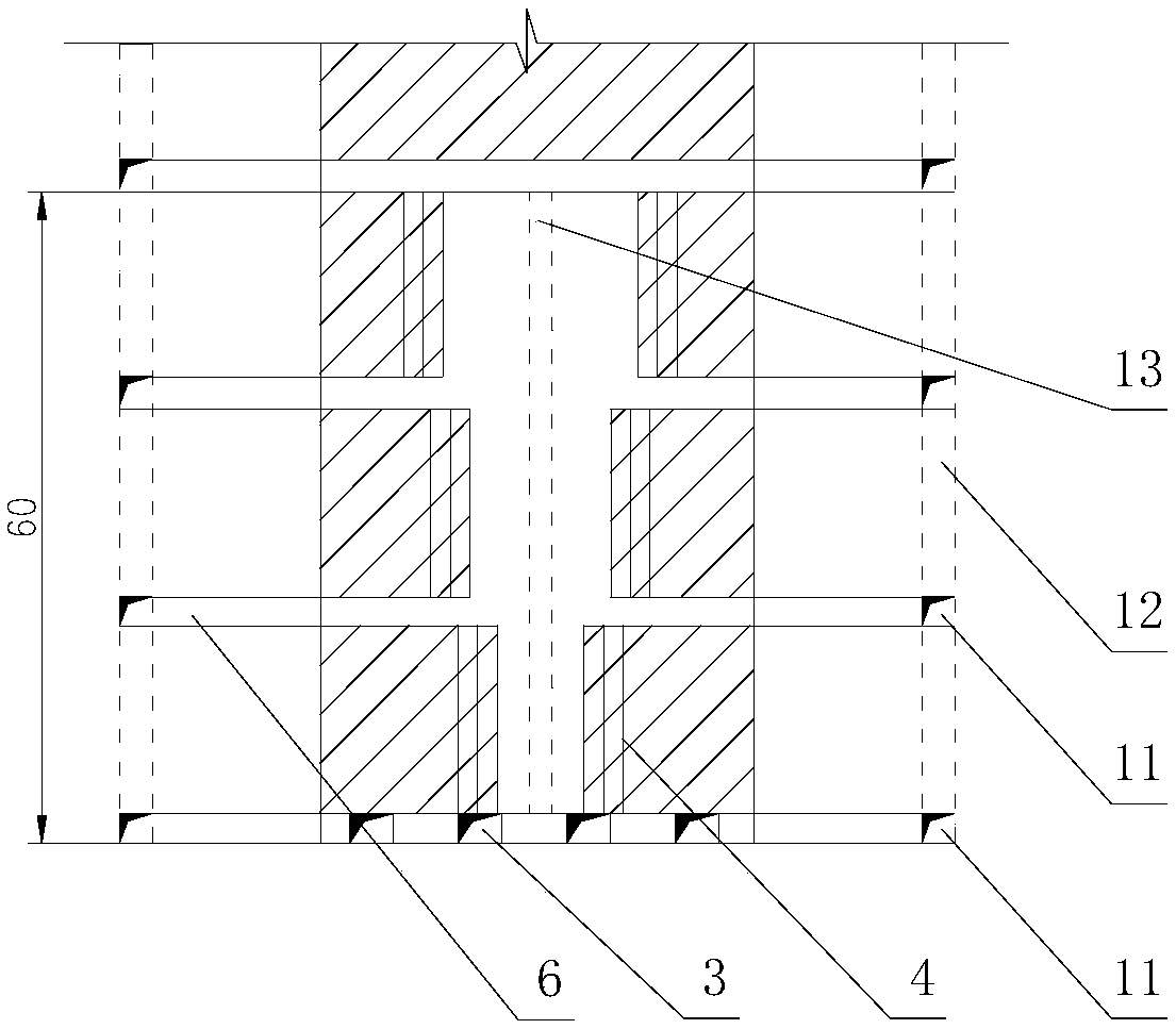 A self-stabilizing hole-shaped stope layout mining method in deep high-stress environment