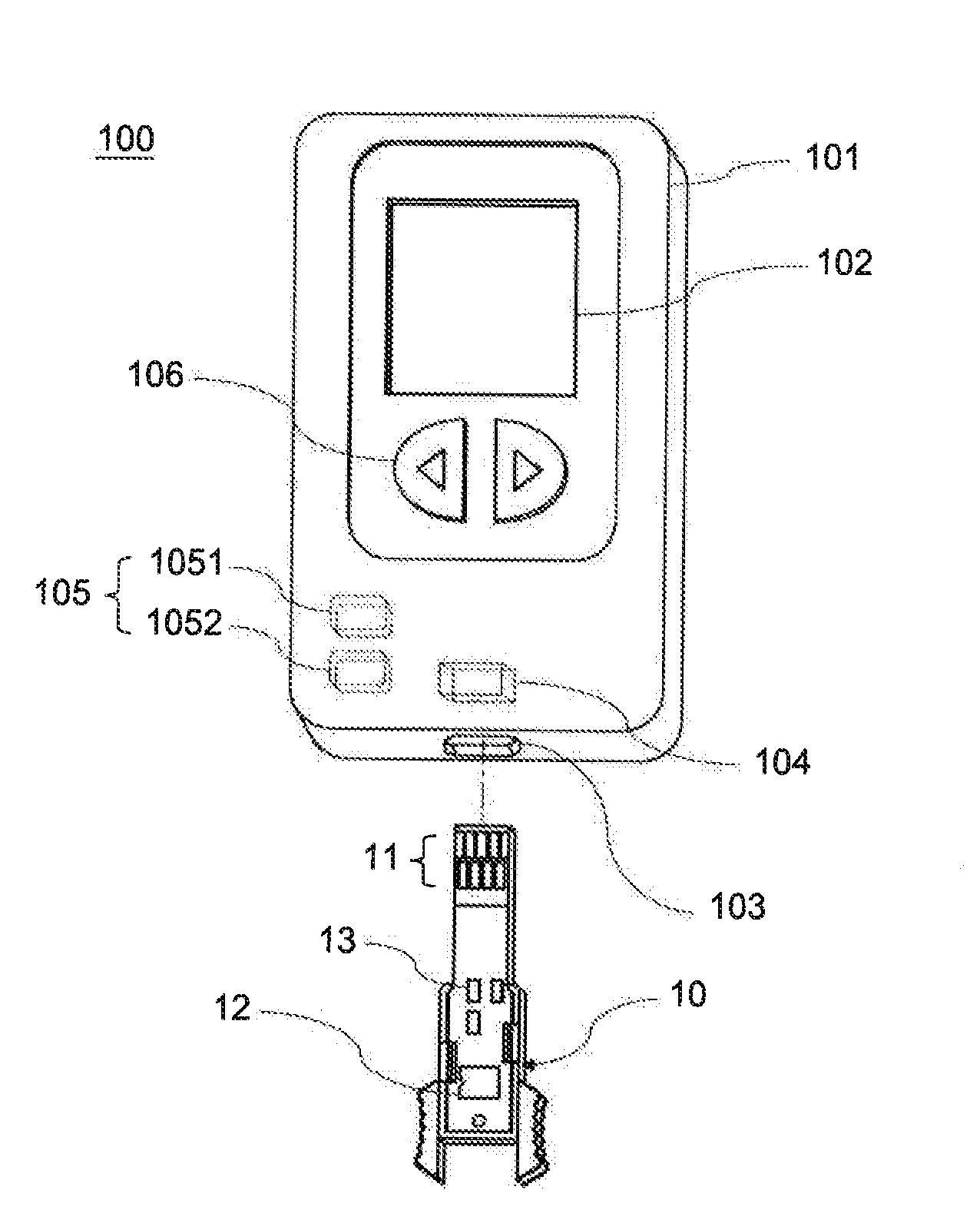 Electrochemical strip reading apparatus and method