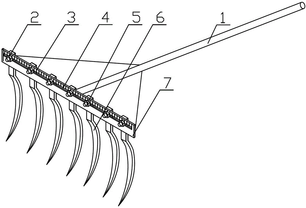 Quick partitioning device for rice seedling board