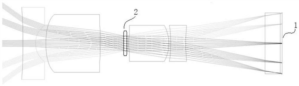 Optical system for acquiring three-dimensional information of surface of shot object