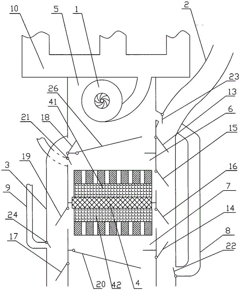 Electric automobile energy-saving air-conditioner based on semiconductor refrigeration and control method thereof