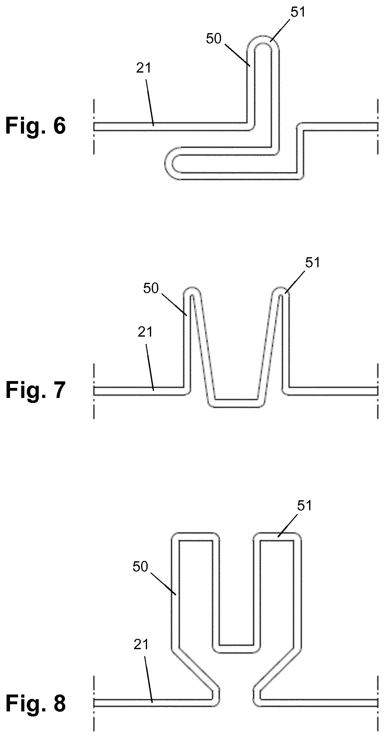 An electric current supply system, designed to be at least partially submerged in an electrically conductive liquid during operation thereof