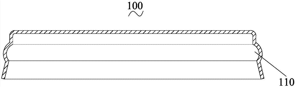 Button-type lithium cell sealing structure and sealing method