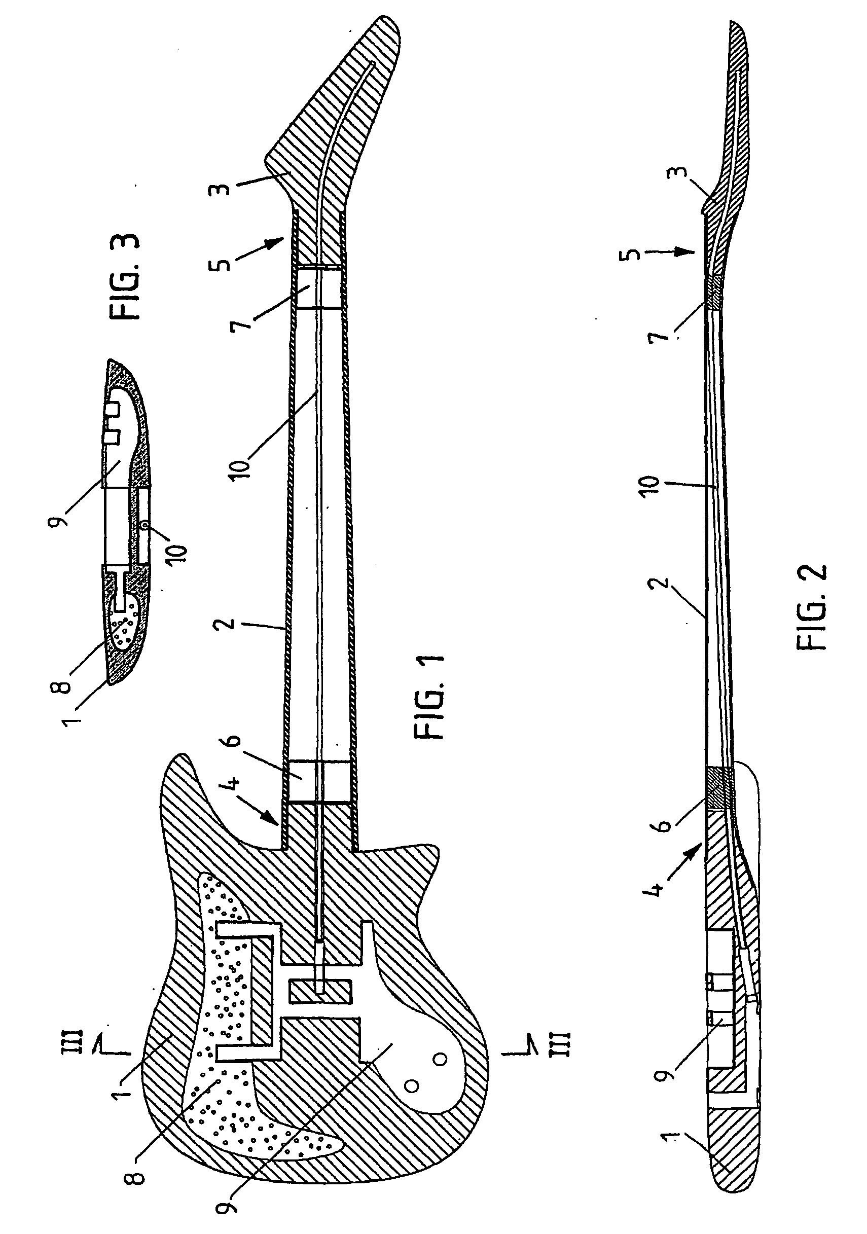 Structure for stringed instruments