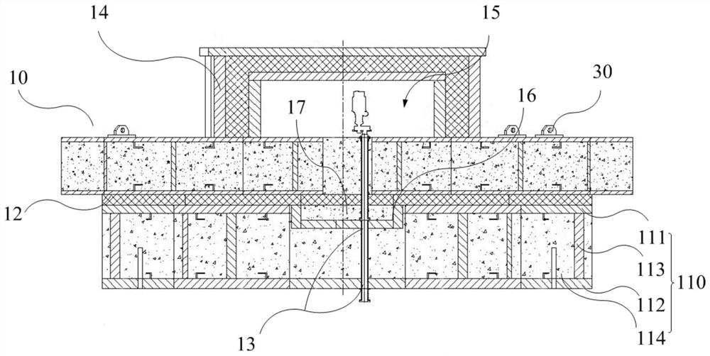 Shielding assembly for reactor and shielding structure thereof