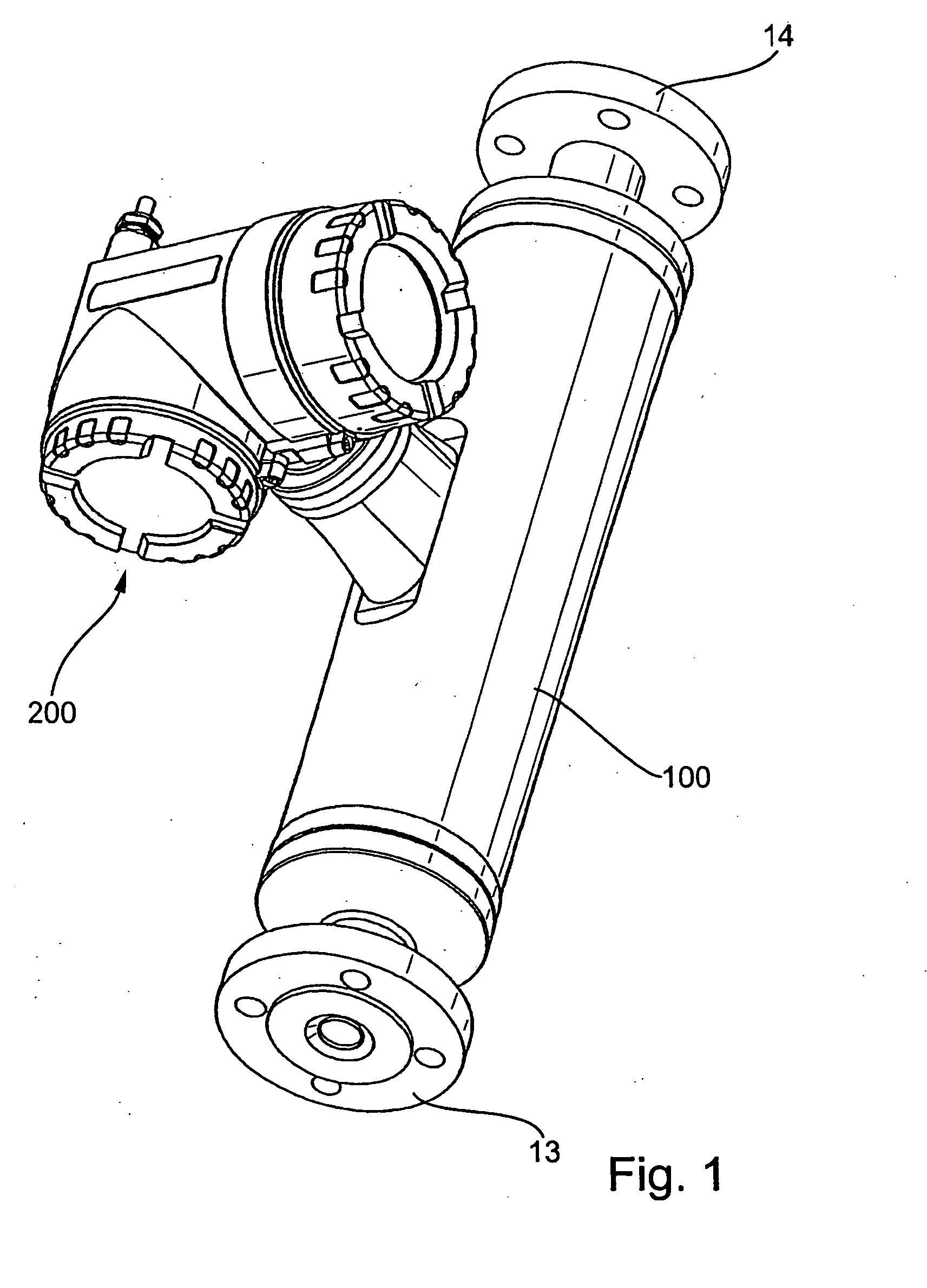 In-Line measuring devices and method for compensation measurement errors in in-line measuring devices