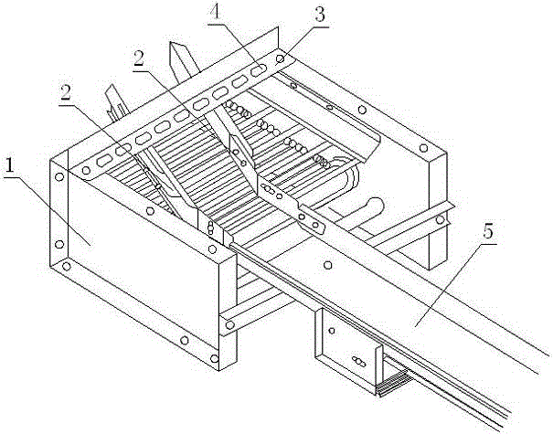 Automatic egg guide and egg collection mechanism