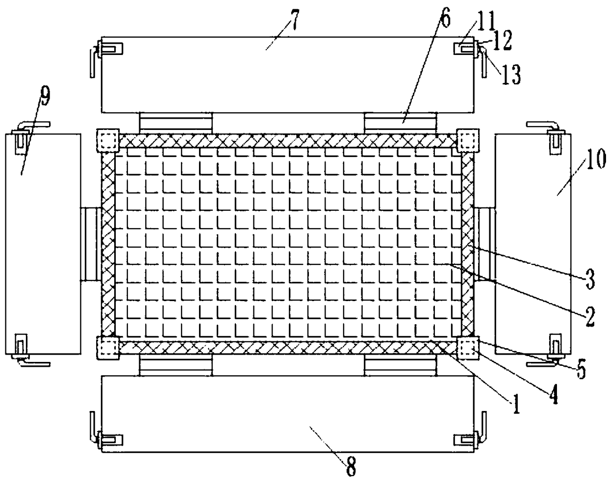 Easy-to-unload conveyor for building construction