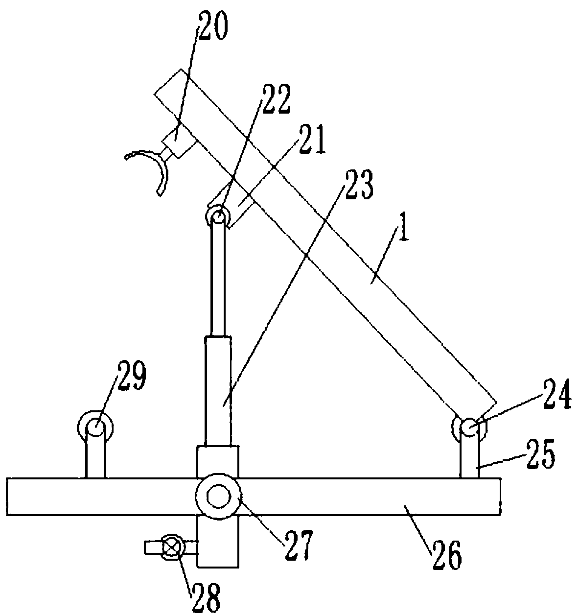 Easy-to-unload conveyor for building construction