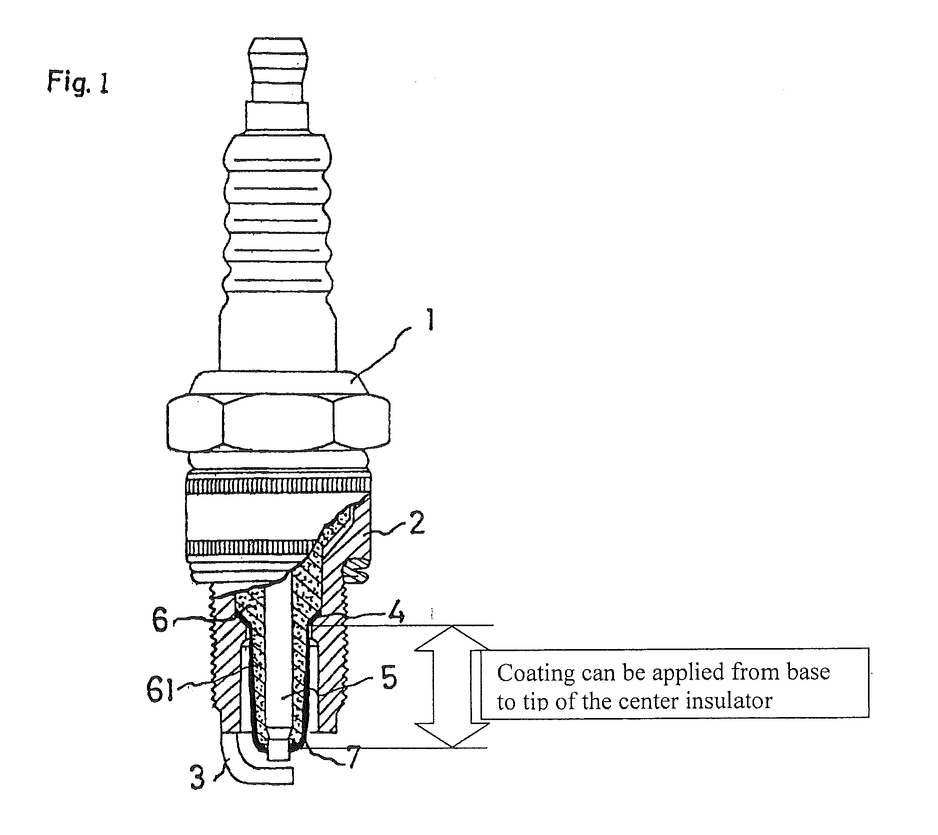 Anti-fouling spark plug and method of making