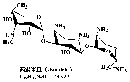 Sisomicin-producing micromonospora engineering bacteria and its construction and application