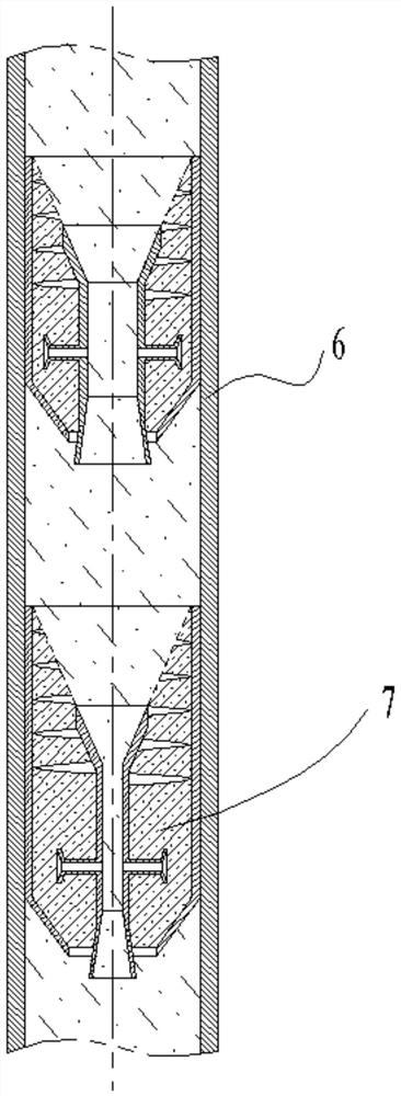 Two-stage horizontal split-flow stirrer for stirring mine paste