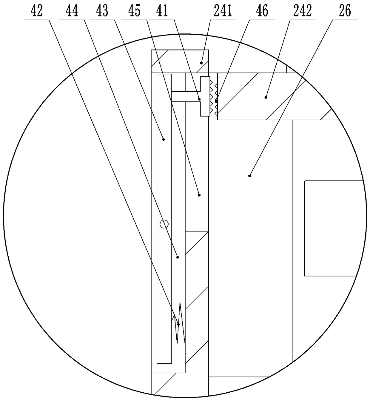 Fixing structure of vamp shaping machine