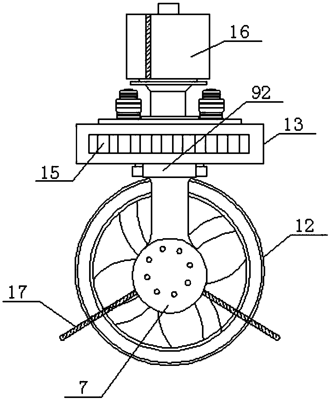 Motor propelling and controlling system applied to yacht