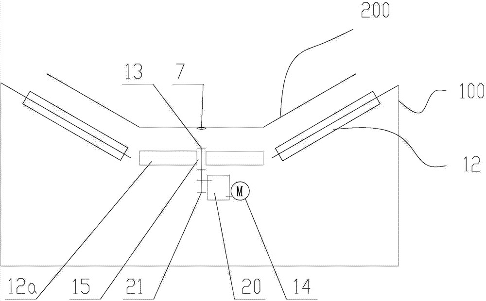 Carrier roller arrangement structure for horizontal bending belt conveyer