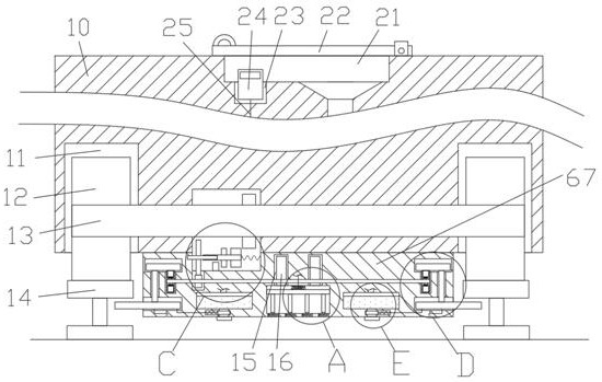 Auxiliary brake device for railway