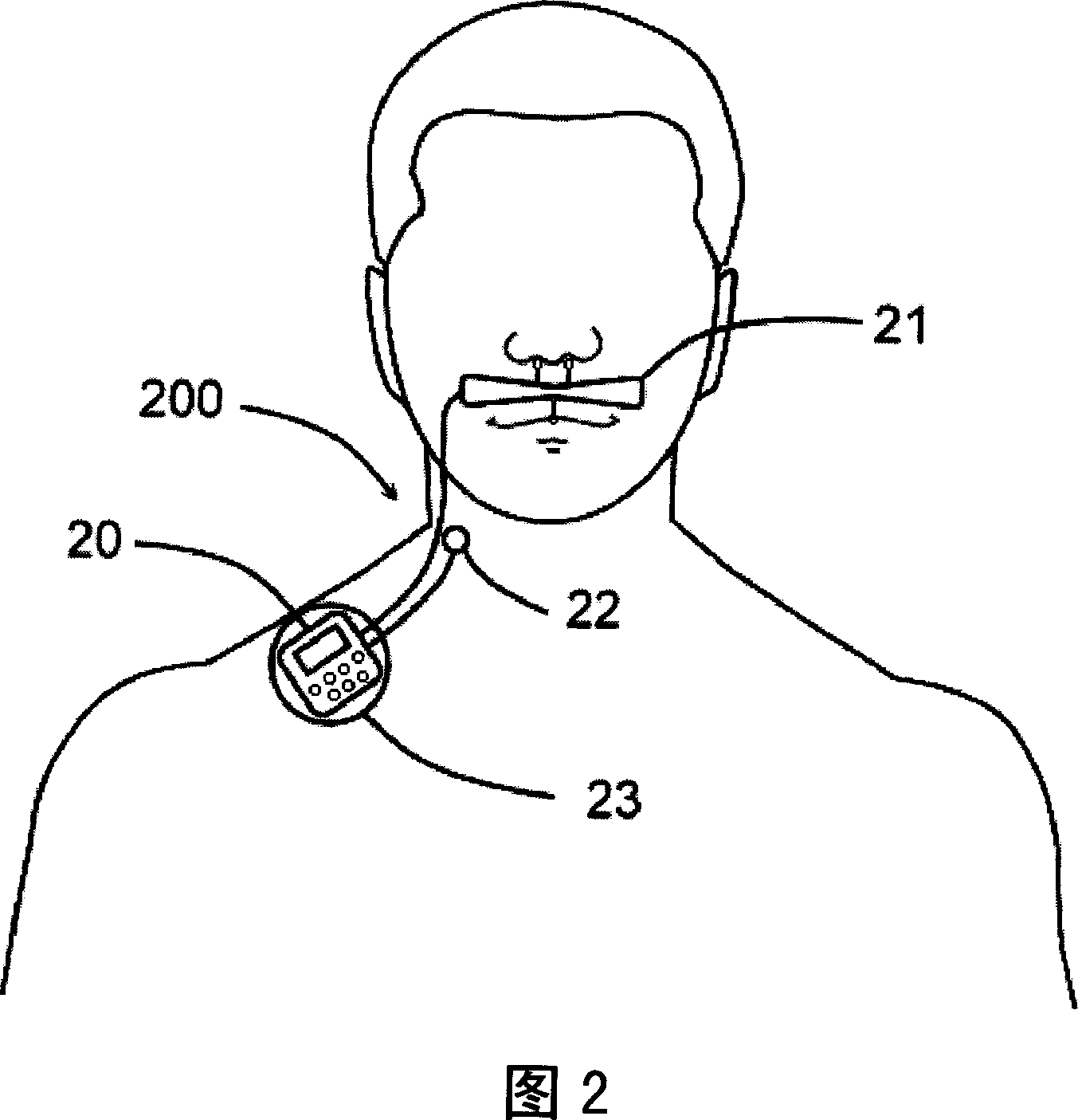 Apparatus for observing sleep breathing status