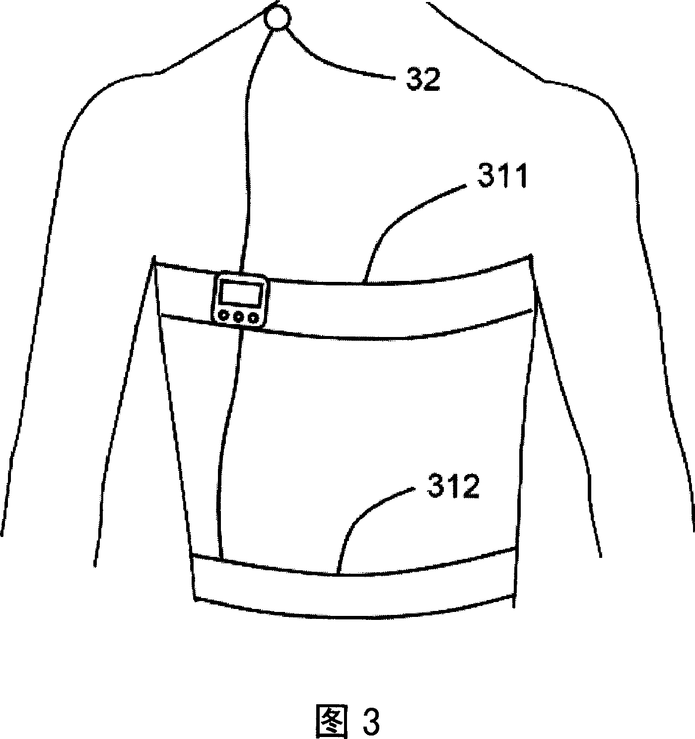 Apparatus for observing sleep breathing status