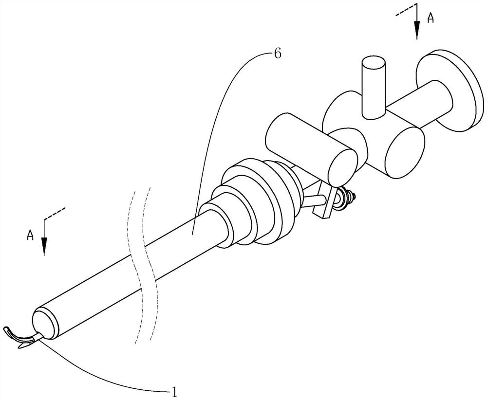 Injection device for ureteral reflux treatment and use method thereof