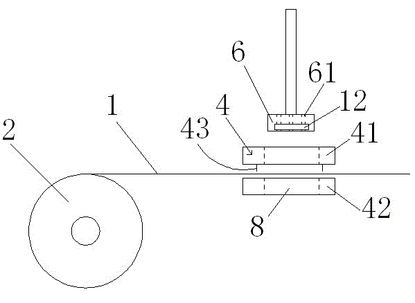 Labeling device for textiles