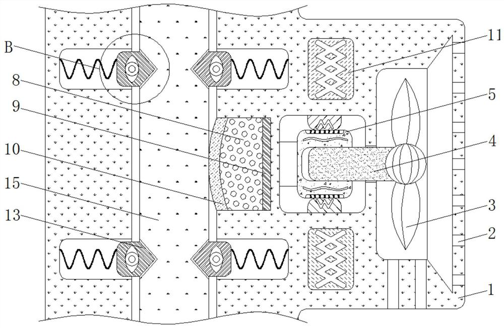 Reinforcing device for windproof solar power generating device