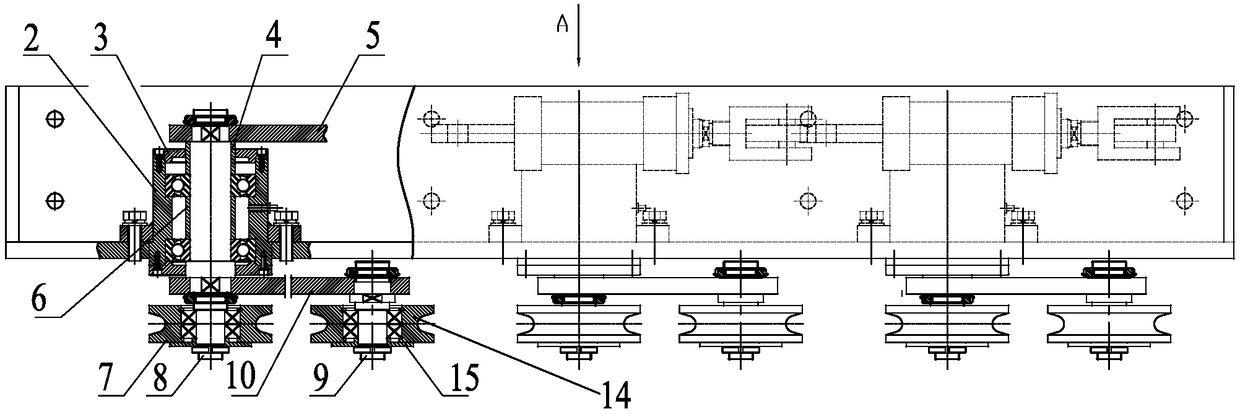 Steel wire shelling device