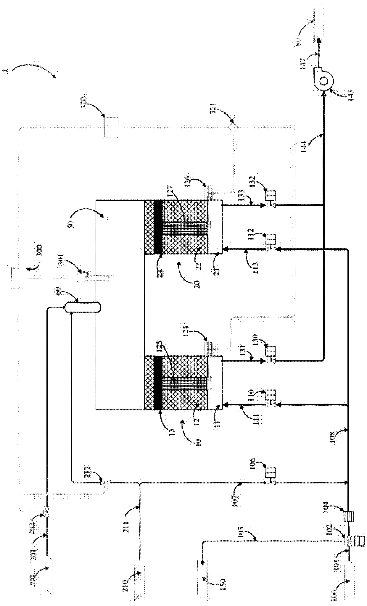 Regenerative catalytic oxidizer for treating VOCs (Volatile organic compounds) waste gas